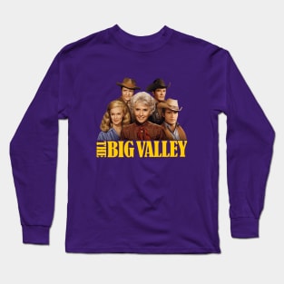 The Big Valley - Color Group Shot - 60s Tv Western Long Sleeve T-Shirt
